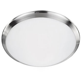 Malta LED 12 inch Brushed Nickel Flush Mount Ceiling Light