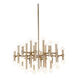 Rivoli LED 29 inch Brass Chandelier Ceiling Light in Vintage Brass