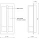 Gable Wall Sconce Wall Light in Black