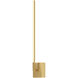 Pandora LED 4.63 inch Brushed Gold ADA Wall Sconce Wall Light