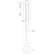 Motif LED 12.75 inch Brushed Gold Multi-Pendant Ceiling Light