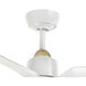 Hugo 52 inch Brushed Gold Ceiling Fan