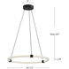 Bruni Pendant Ceiling Light in Black