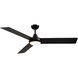 Owens 56 inch Matte Black Ceiling Fan