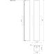 Jane LED 20 inch Chrome Bath Vanity Wall Light