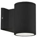 Nordic LED 5 inch Black Exterior Wall Sconce