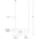 Pandora Wall Sconce Wall Light in Brushed Nickel