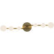 Juniper LED 28.63 inch Brushed Gold Bath Vanity Light Wall Light