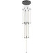 Motif LED 12.75 inch Black Multi-Pendant Ceiling Light