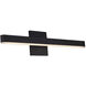 Vega LED 23 inch Black Bath Vanity Light Wall Light