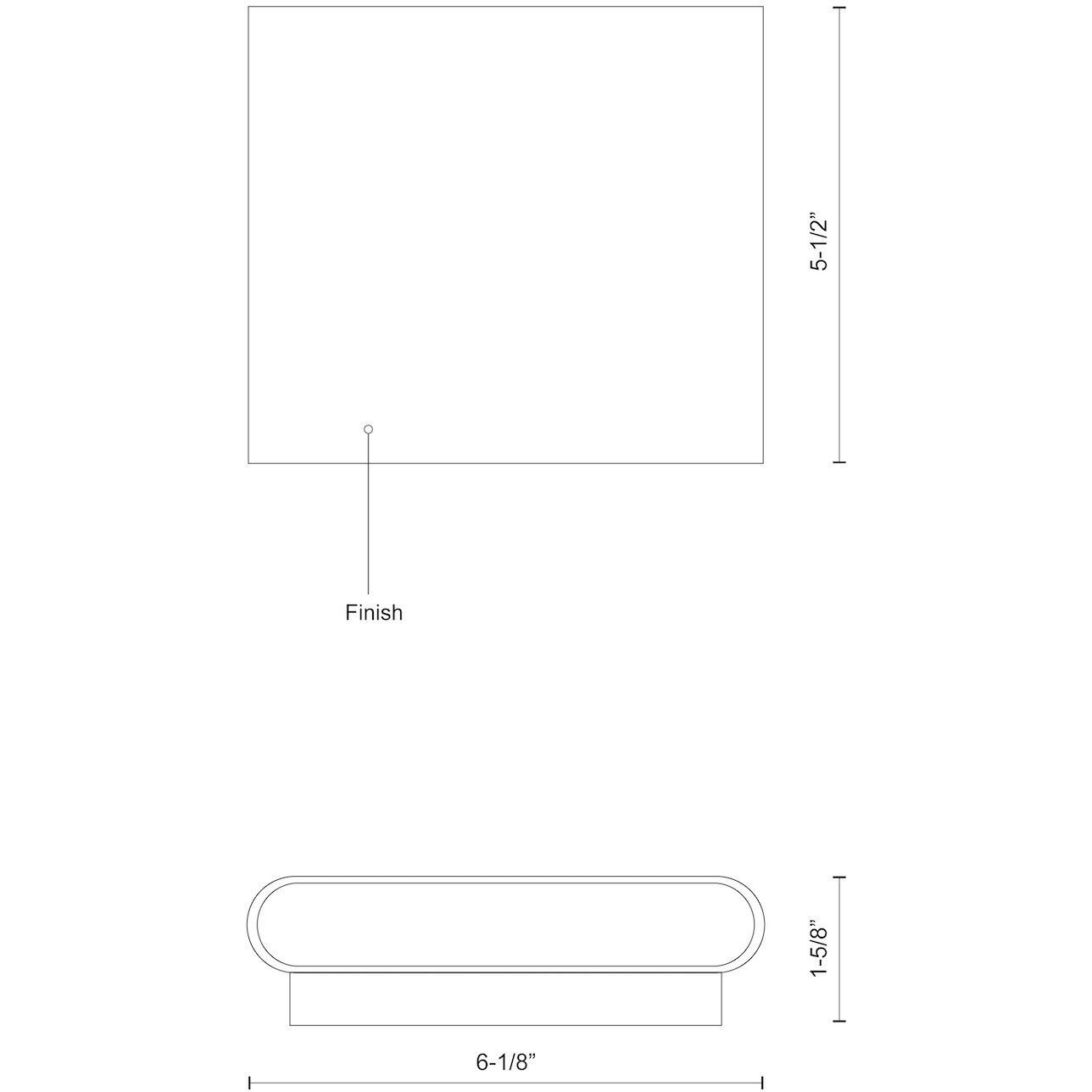 Slate All-terior Wall Light in Brushed Nickel