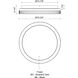 Calix LED 15.75 inch Brushed Gold Flush Mount Ceiling Light