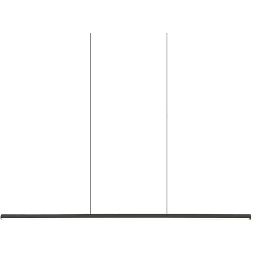 Chute Linear Pendant Ceiling Light in Black