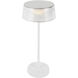Tindra 14.38 inch 3.00 watt White Table Lamp Portable Light