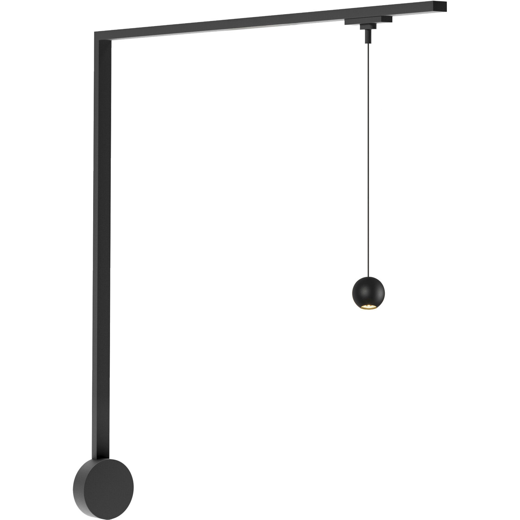 Faria 120 Black Trilo Track Ceiling Light