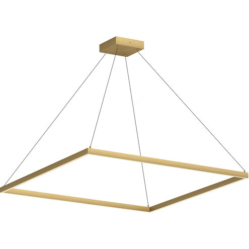 Piazza LED 47.25 inch Brushed Gold Pendant Ceiling Light