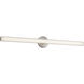 Tole 36 inch Brushed Nickel ADA Wall Sconce Wall Light