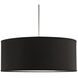 Gregory 3 Light 19.75 inch Black Pendant Ceiling Light