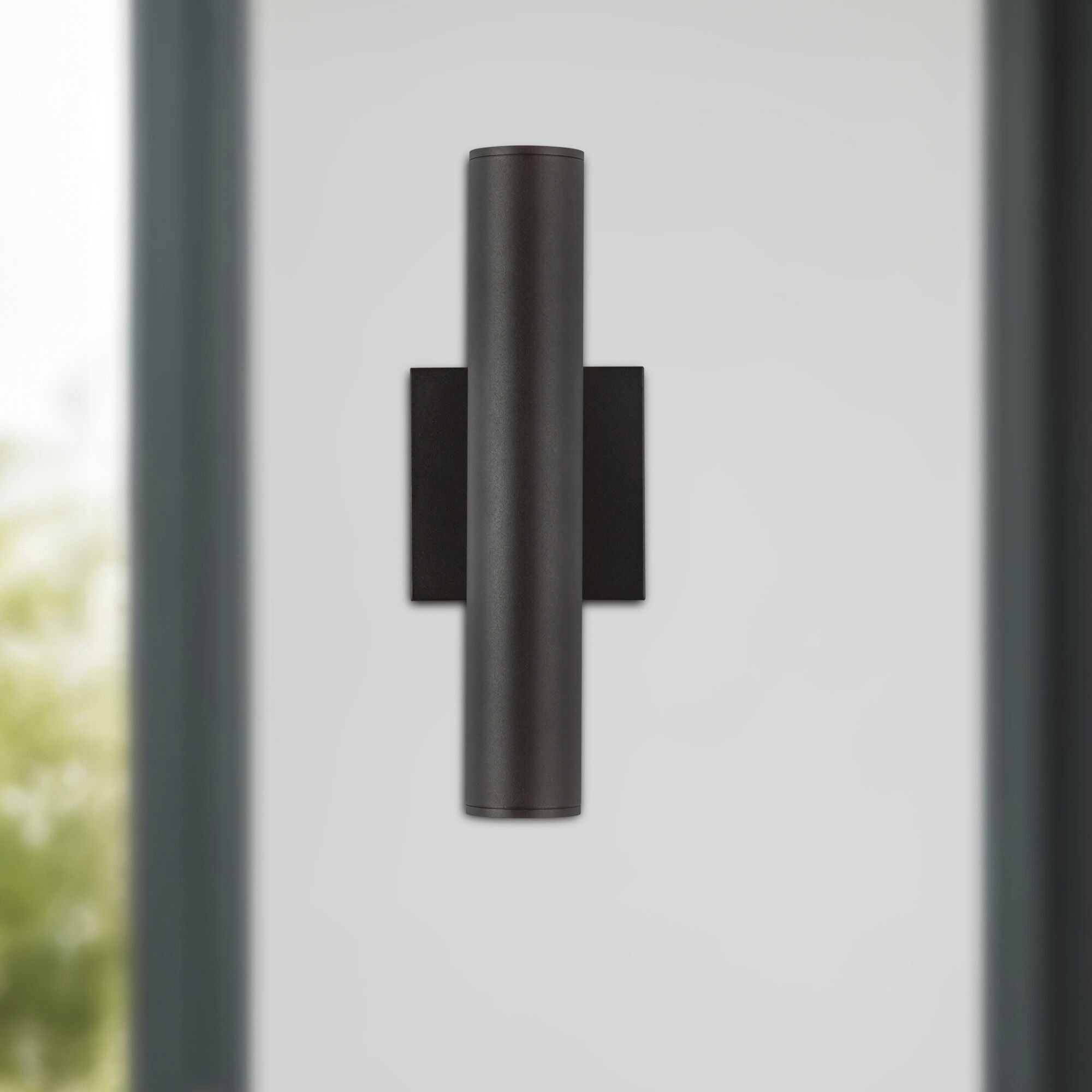 Lorna Wall Sconce Up/Down Light Wall Light in Black