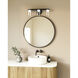 Cedar LED 19.88 inch Black Bath Vanity Light Wall Light