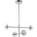 Elixir LED 22.13 inch Chrome Chandelier Ceiling Light