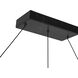Elixir Linear Pendant Ceiling Light in Black