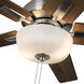Erikson 52 inch Brushed Nickel Ceiling Fan