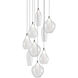 Victoria LED 18.5 inch Chrome Multi Pendant Ceiling Light