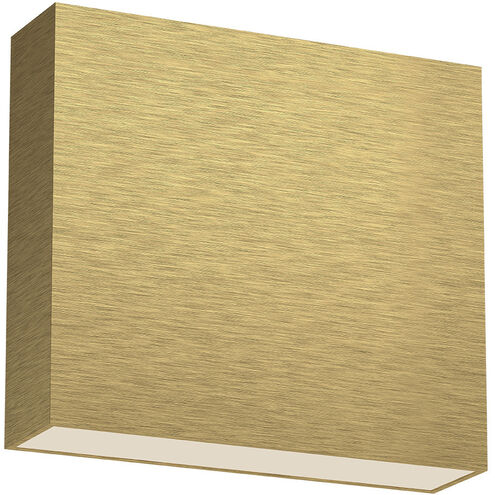 Mica LED 6.13 inch Black with Brushed Nickel ADA Wall Sconce Wall Light in Brushed Gold