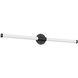 Akari LED 38.58 inch Black Bath Vanity Light Wall Light