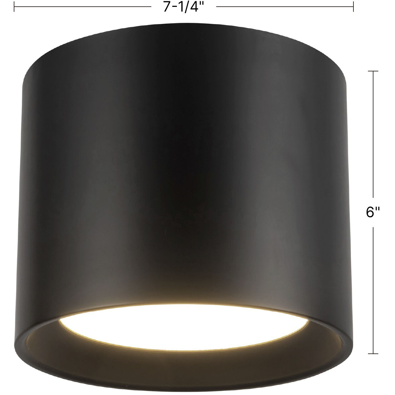 Uma 7.25 inch White Semi-Flush Mount Ceiling Light