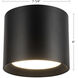 Uma 7.25 inch White Semi-Flush Mount Ceiling Light