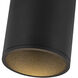 Lorna LED 4.38 inch Black Flush Mount Ceiling Light