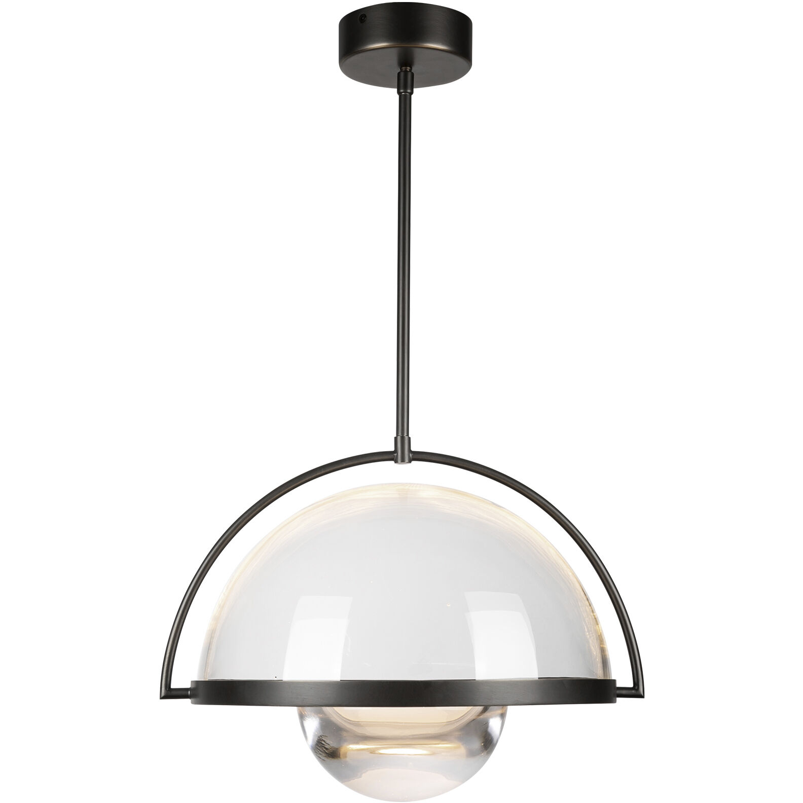 Bowery LED 14.13 inch Urban Bronze Pendant Ceiling Light