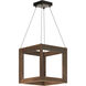 Morina LED 12 inch Walnut Pendant Ceiling Light