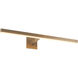 Vega 19 watt 30.88 inch Vintage Brass Wall/Picture Light Wall Light
