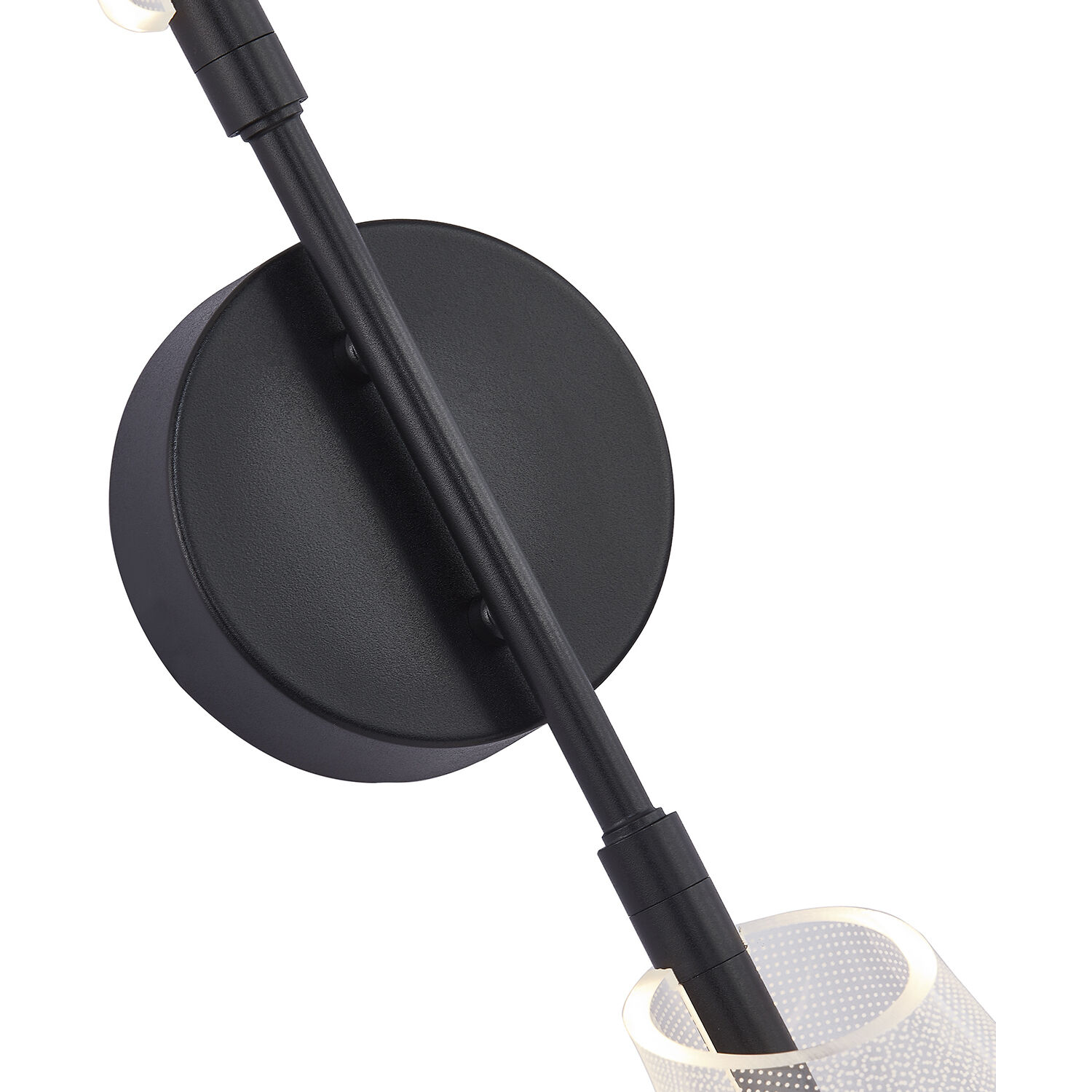 Mulberry LED 5.38 inch Black and Light Guide Wall Sconce Wall Light