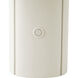 Folio 9.5 inch 5 watt Pearl White Table Lamp Portable Light