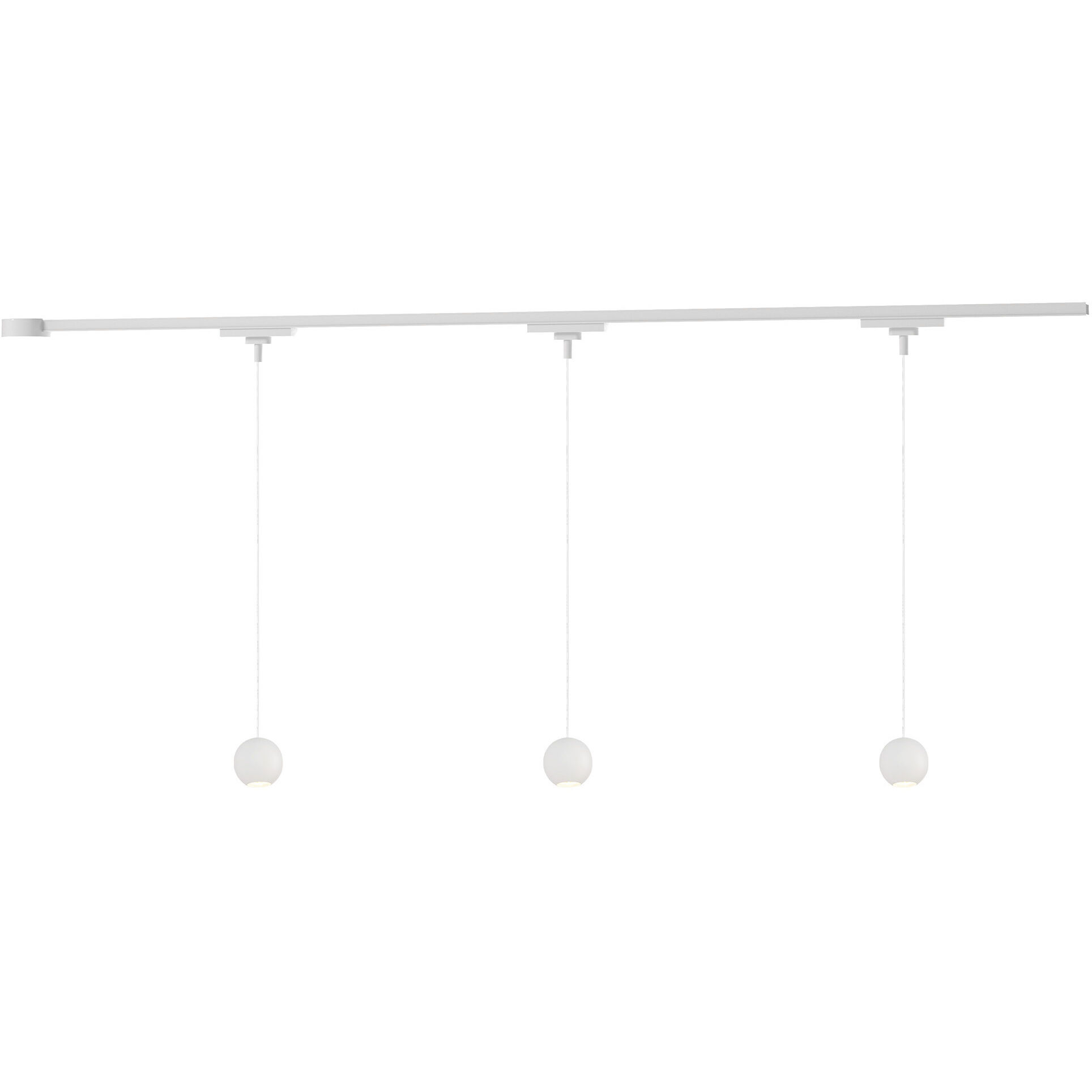Faria 120 White Trilo Track Ceiling Light