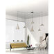 Marquee LED 16 inch Black Multi Pendant Canopy System Ceiling Light