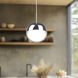 Pluto LED 4 inch Chrome Pendant Ceiling Light