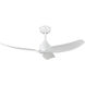 Hugo 42.38 inch White Ceiling Fan