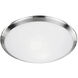 Malta 2 Light 15 inch Brushed Nickel Flush Mount Ceiling Light