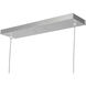 Vega LED 45 inch Brushed Nickel Linear Pendant Ceiling Light