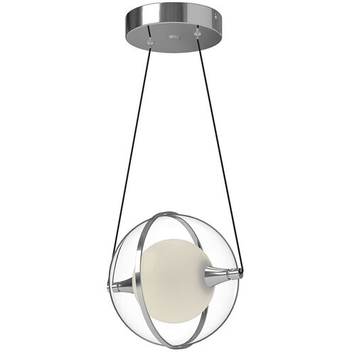 Aries LED 7.88 inch Chrome Pendant Ceiling Light