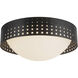 Astoria 3 Light 14 inch Urban Bronze Flush Mount Ceiling Light