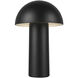 Setas 10.13 inch 3 watt Black Table Lamp Portable Light