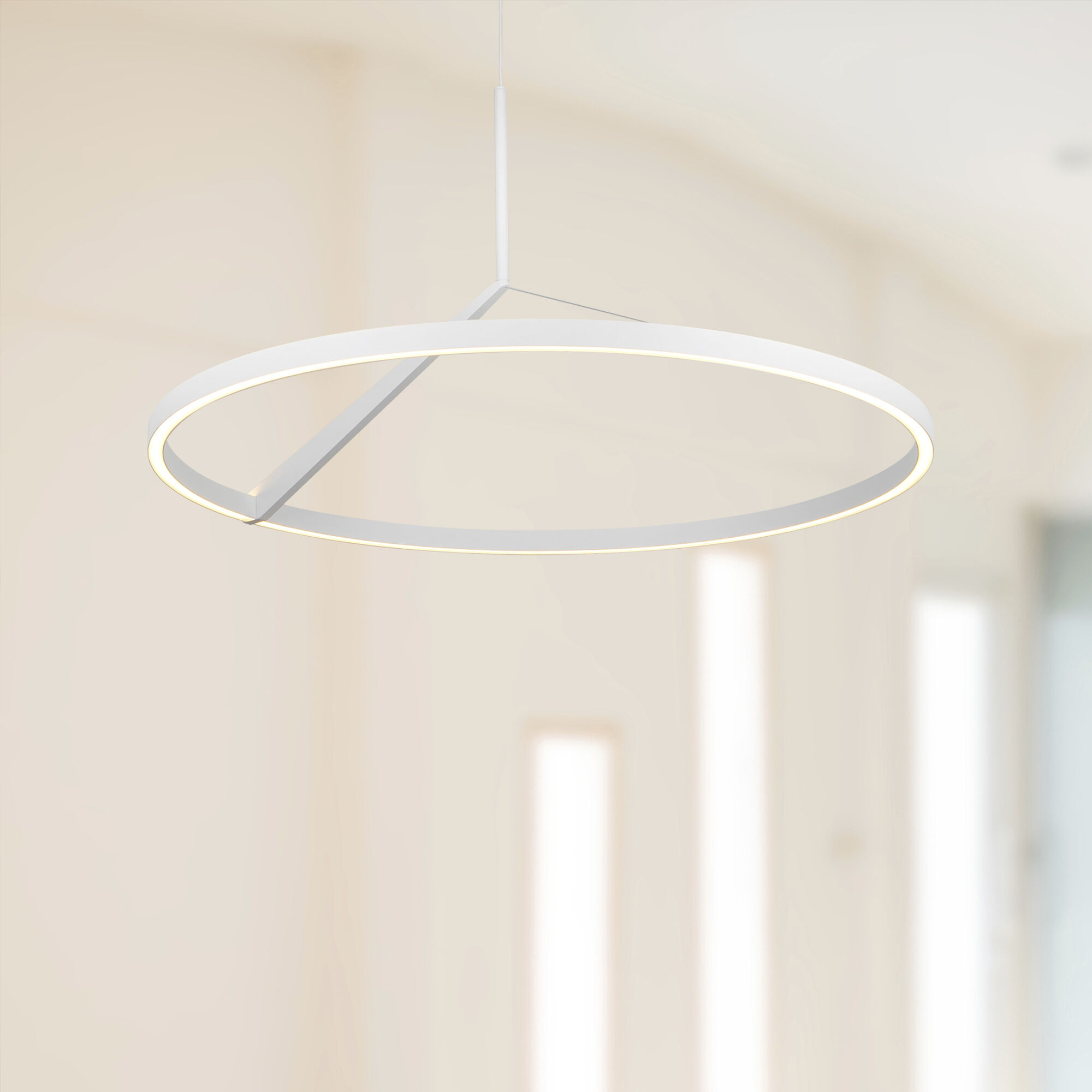 Roda LED 31.5 inch White Pendant Ceiling Light