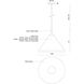 Dorothy 1 Light 24 inch White With Gold Detail Pendant Ceiling Light