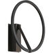 Roda LED 13.13 inch Black Wall Sconce Wall Light